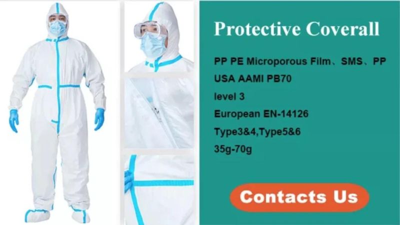 Medical Waterproof/Plastic CPE/Poly/PE/Scrub/Operation/PP/SMS Nonwoven Disposable Protective Isolation Surgical Gown for Doctor/Surgeon/Patient/Visitor/Hospital