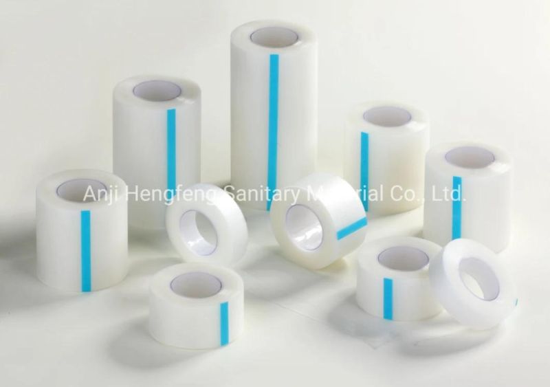 Mdr CE Approved White or Skin Adhesive Plaster Transparent PE Tape