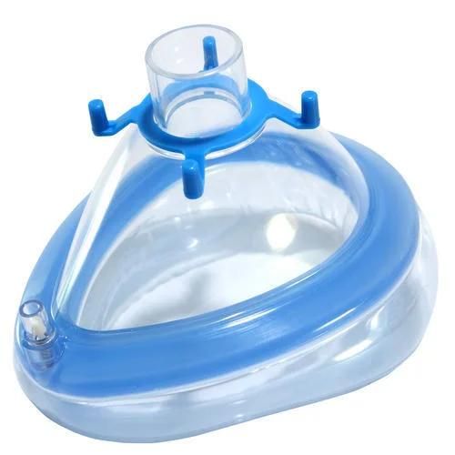 High Quality Medical Breathing Apparatus PVC Transparent Anesthesia Mask for Hospital Use
