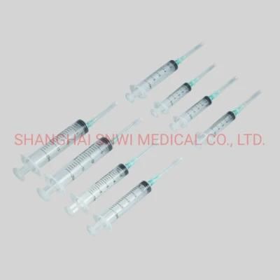 High Quality Disposable Plastic Medical Syringe Injection Syringe with Needle