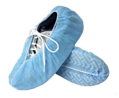 Disposable Anti Skid Shoe Cover Hand Made with Full Elastic
