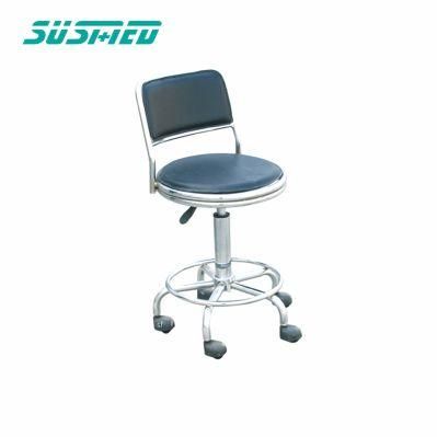 Height Ajustable Nurse Chair Type Doctor Stool with Wheels
