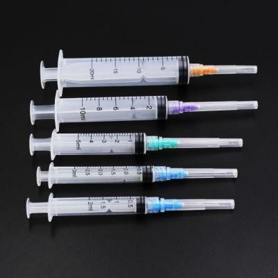 Veterinary Disposable Medical Syringe Manufacturers 3ml 5ml 60ml Spritze with Needle Production Line Injection Insulin Seringues
