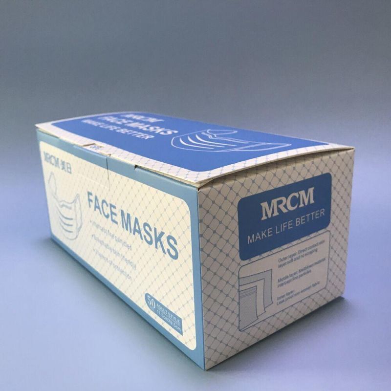 Disposable Personal Non Woven Disposable Face Mask Wholesale 3 Layers Disposable Face Mask