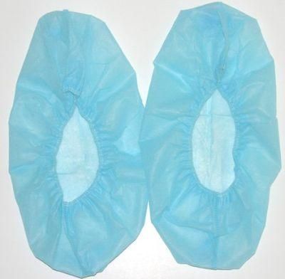 Cle Shoe Cover Medical Anti Skid Biodegradable PP Non Woven Disposable Boots Cover PE Shoe Cover