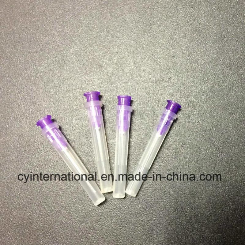 Sterile Hypodermic Needle Syringe Needle 24G for Hospital with Ce