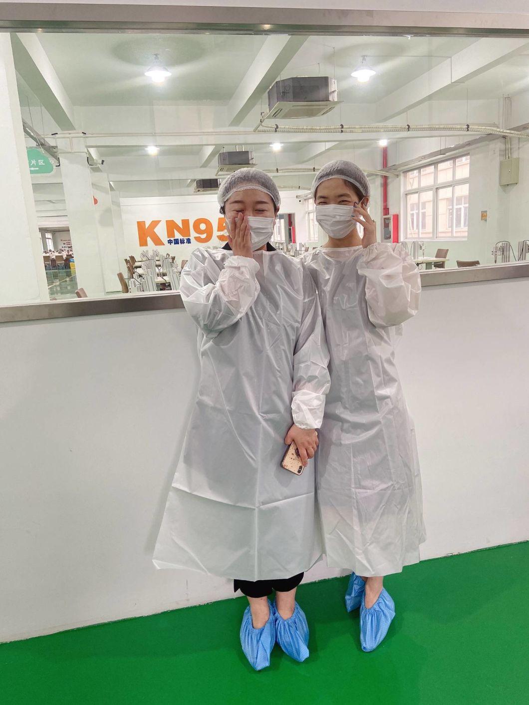 Liquid Chemicals Resistance Disposable Microporous Bounded Seam Type 5/6 Coverall Protect Clothing
