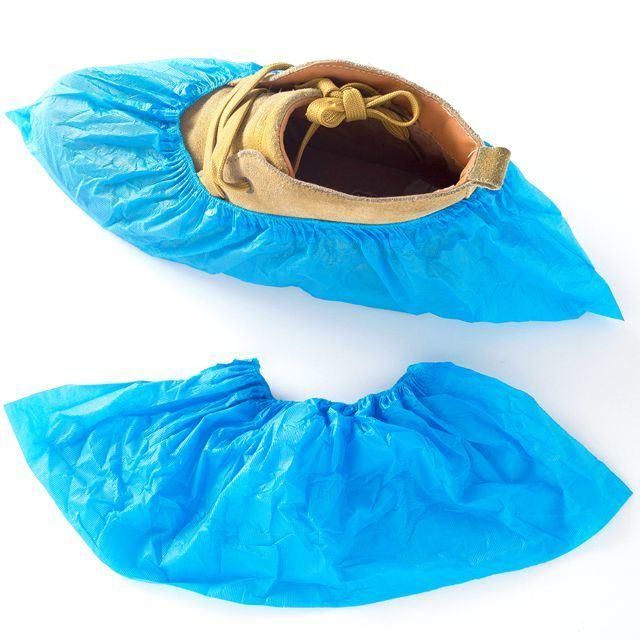 Disposable CPE+PP Material Shoe Cover Rain Shoe Cover Waterproof