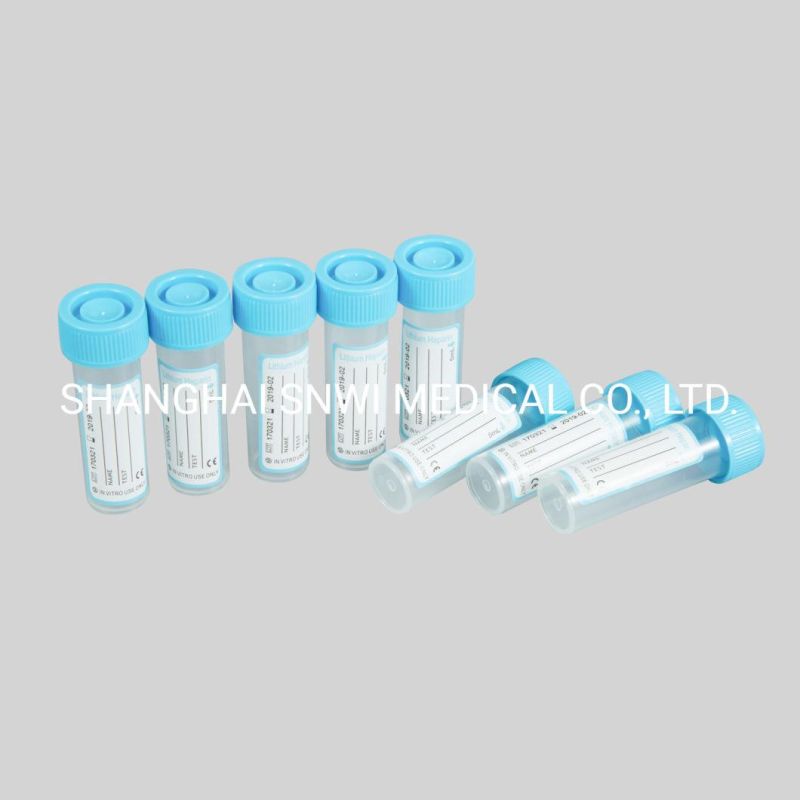Medical Disposable Sampling Transport Blood Test Tube Micro Blood Collection Tube Used in Hospital or Laboratory