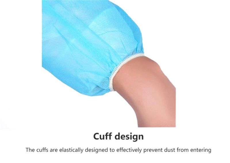 Disposable Aprons Non Woven No Sterile PP Person Protection Isolation Gown