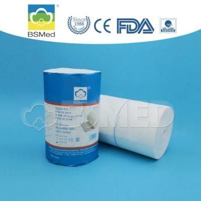 Disposbale Dressings Gauze Roll for Medical Supply with FDA Ce ISO Certificates