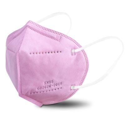 Hot Selling KN95 Dust Cup Foldable Mask, Pink, Multicolor