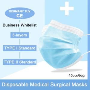 Surgical Medical Mask Disposable Dust Masks Protective Masks Earloop Face Masks Disposable Face Mask