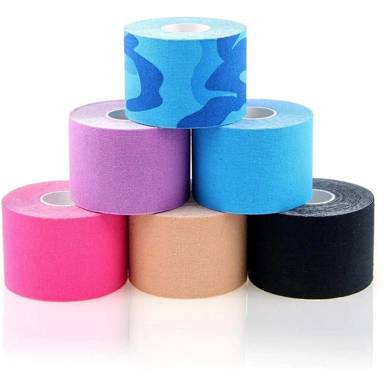 Premium Elastic Cotton Kinesiology Sport Direct Tape for Injury Recovery