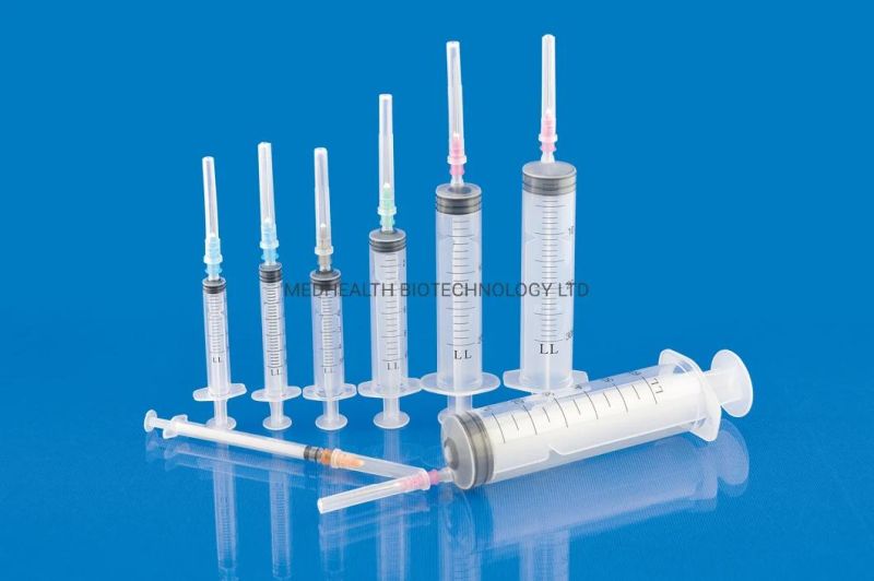 Medical Disposable Injection Syringe with Needle