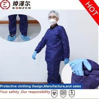 PPE Coverall Disposable Protective Clothings with OEM/ODM Service for Resistance to Dry Microbial Penetration
