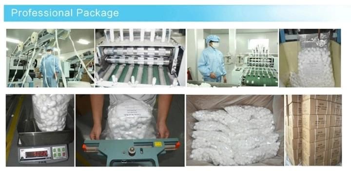 Disposable Medical Absorbent Cotton Balls for Baby Use
