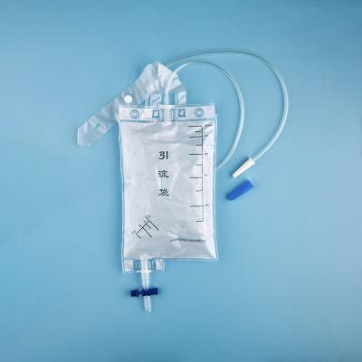 Factory Price Medical Urine Drainage Bag with Valve Luxury Style with CE Certificate