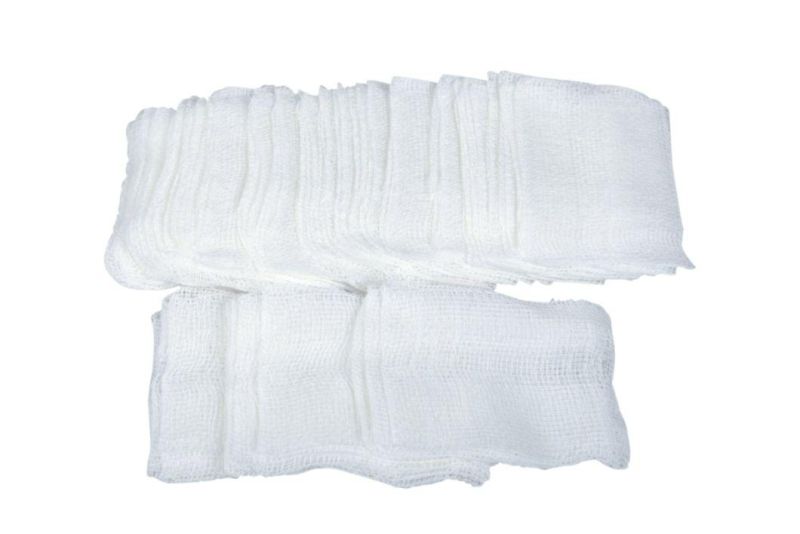 HD5 Certified Medical Wound Care White Absorbent Sterile Gauze Swab Pack