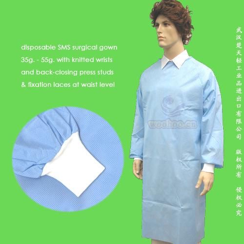 Disposable Nonwoven Surgeon Gown