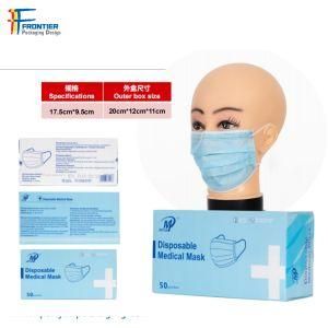 Disposable 3 Layers Non-Woven Fabric Melt-Blown Filter Non-Medical High Quality Personal Protective Face Masks