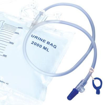 Medical 2000ml Luxury Urinary Drainage Bag Urine Bag for Adult
