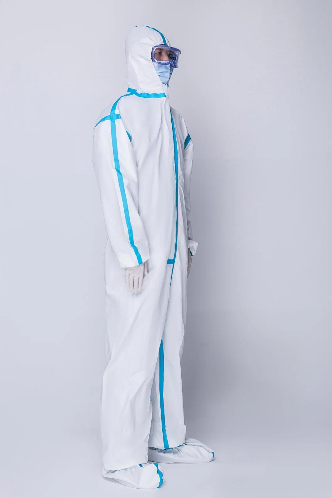 Type II Sterile Non-Woven Frabic Disposable Protective Coveralls