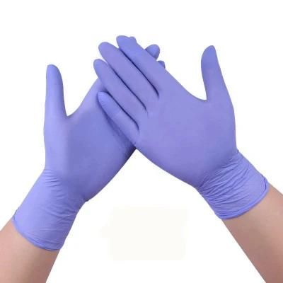 Disposable Nitrile Examination Purple Safety Protective Gloves