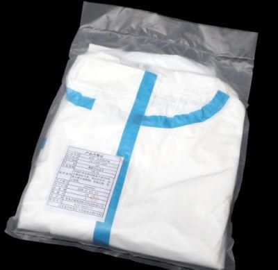 Blue White, Disposable, Soft, Customized, Doctor, Medical, Safety, Hospital, Protective, Big Size Coverall