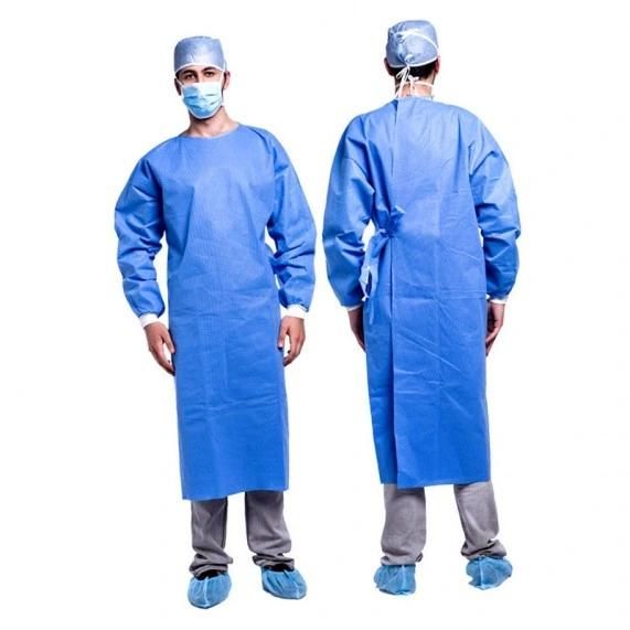 Disposable Sterile Medical Hospital Surgical Gown with CE, ISO 13485
