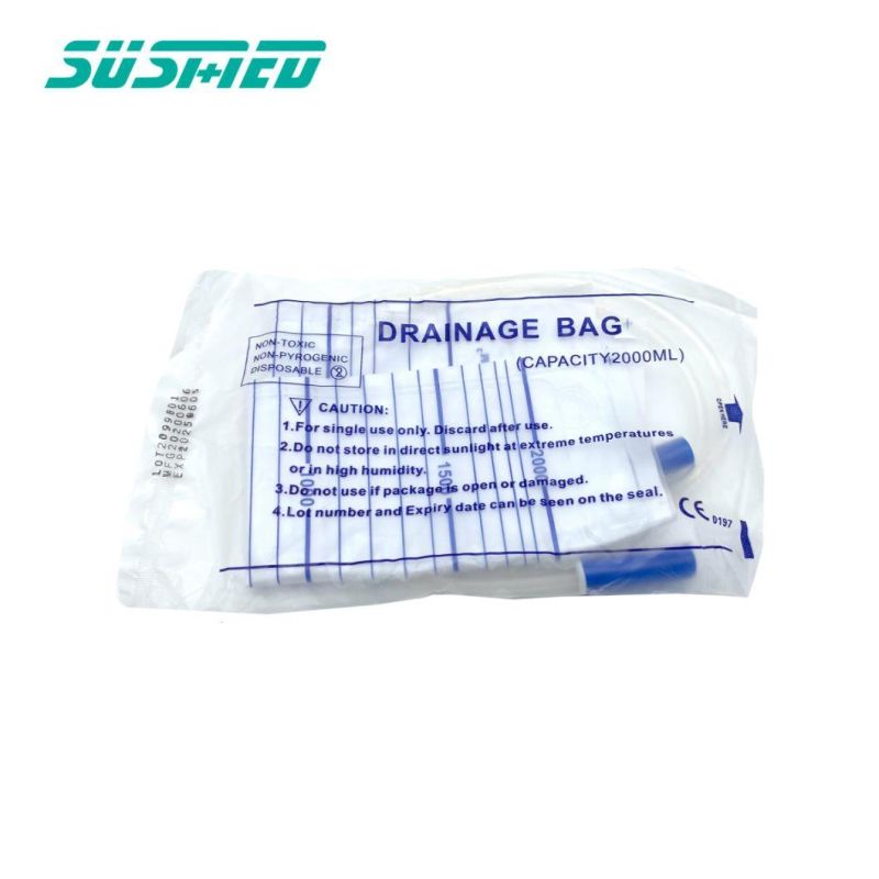 Disposable Transparent PVC Urine Collector Drainage Bag