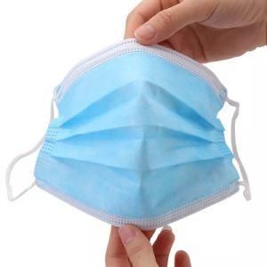 3 Ply Non-Woven Medical Procedure Surgical Pleated Earloop Disposable Face Mask