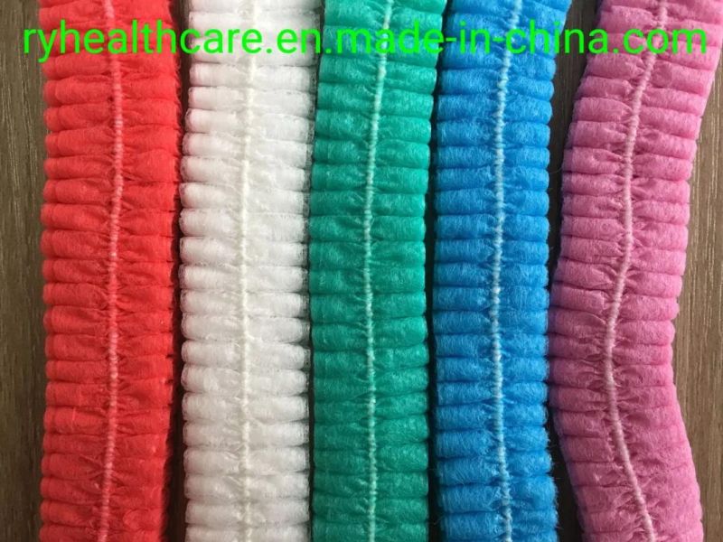 Cheap Price Products Non Woven Mop Caps Manufacture Disposable Clip Caps with Different Color with High Quality