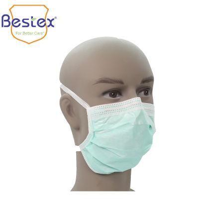 Disposable Tie Back Medical Nonwoven Face Mask