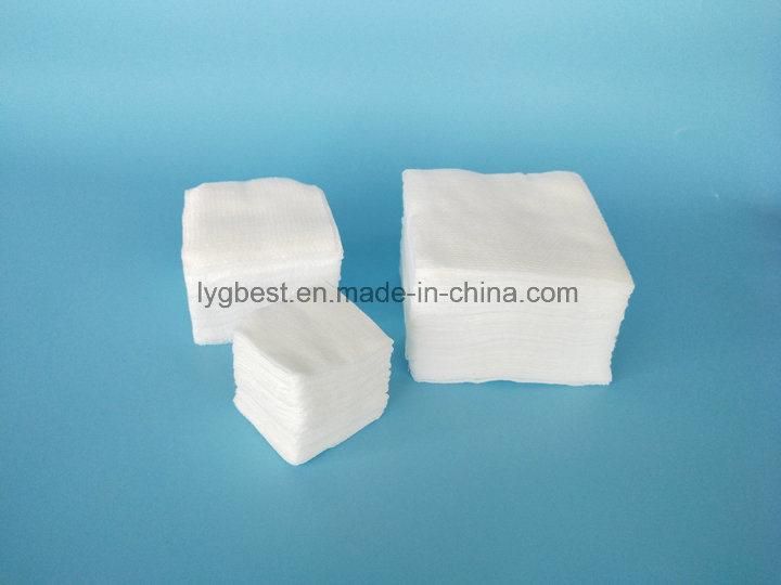 Medical Products Raw Cotton Gauze Swab for Would Dressing
