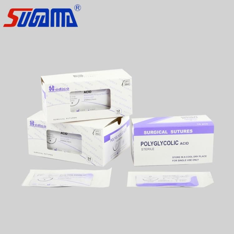 Wholesale China Factory Medical Sutures Surgical with or Without Needle