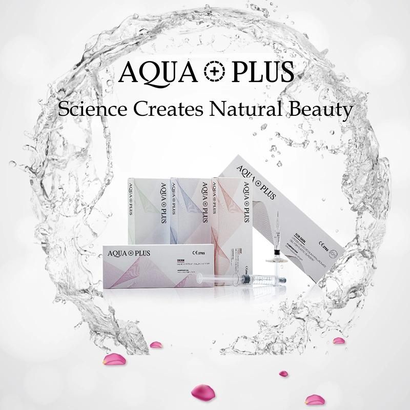 Aqua Plus 1ml 2ml Fine Line Hyaluronic Acid Dermal Filler Remove Deep Wrinkles