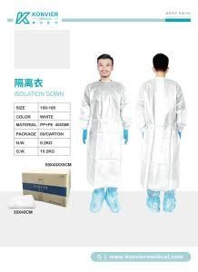 Anti- Bacterial &amp; Viral Disposable Safety Protective Clothing Coverall with Hood
