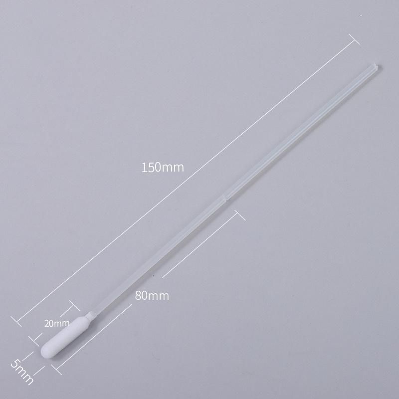 New Arrival Sampling Plastic Disposable Foam Tip Cleaning Swab