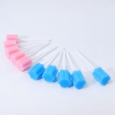 2021 Hot Dental Cleaning Medical Foam Tip Plastic Stick Swab