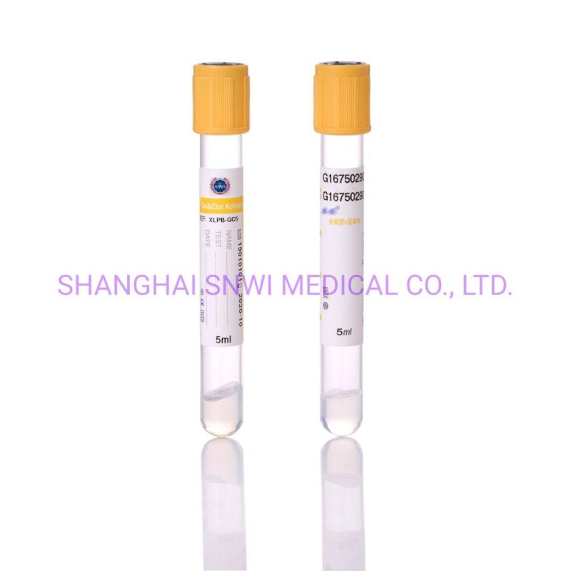 Disposable Medical Equipment Sterile Glass Pet Blood Test Purple EDTA K2/K3 Vacuum Blood Collection Tube with CE ISO