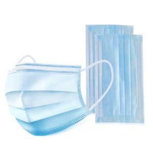 Furuide Ce Certificate 3 Layer Disposable Face Mask Medical Surgical Mask Face with Earloops