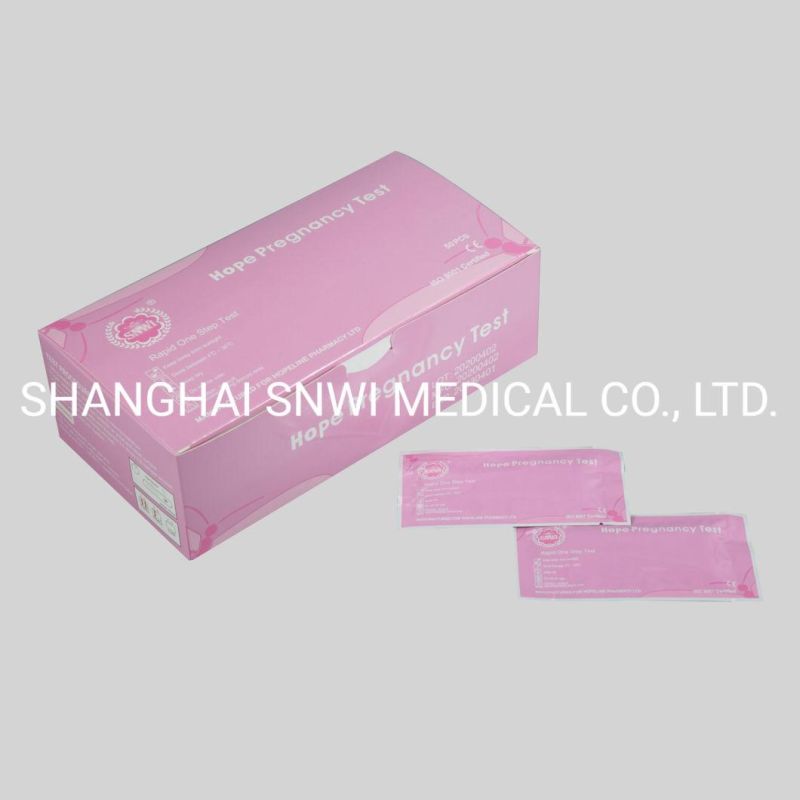 Medical Diagnostic Device HCG Pregnancy Hpylori H. Pylori HP Hbsag HCV HIV Malaria Urine Drug Strip Syphilis One Step Rapid Test Kit with CE ISO