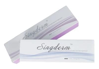 Singderm Plastic Surgery Cross Linked Hyaluronic Acid Filler with Painless Lidocaine for Nasolabial Folds Filler Lip/Nose/Cheek Filler