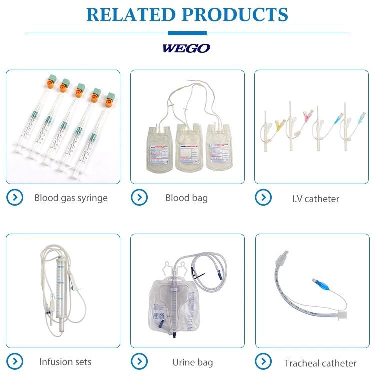 Wego Wholesale Factory Medical Disposable Enfit Syringe 1ml 3ml 5ml 10ml 20ml 30ml 50ml Enteral Syringe