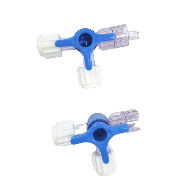 Medical IV Three-Way Stopcock with Luer Valve CE ISO