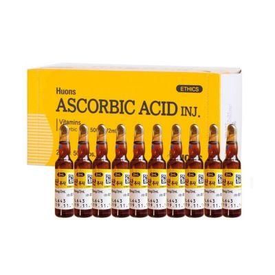 Factory Price Ascorbic Acid Pure Vitamin C Whitening Smear Injection Anti- Wrinkled Anti-Aging Ampoules Korea