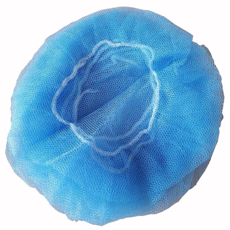 Disposable Nylon Mesh Hairnet Cap with Elastic (LY-NHC)