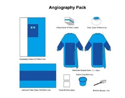 Disposable Non Woven Femoral Procedure of Angiography Pack