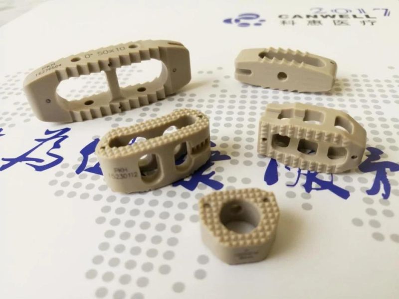 Canwell Tlif Peek Fusion Cage Spine Cage Peek Fusion Cage Spinal Peek Cage